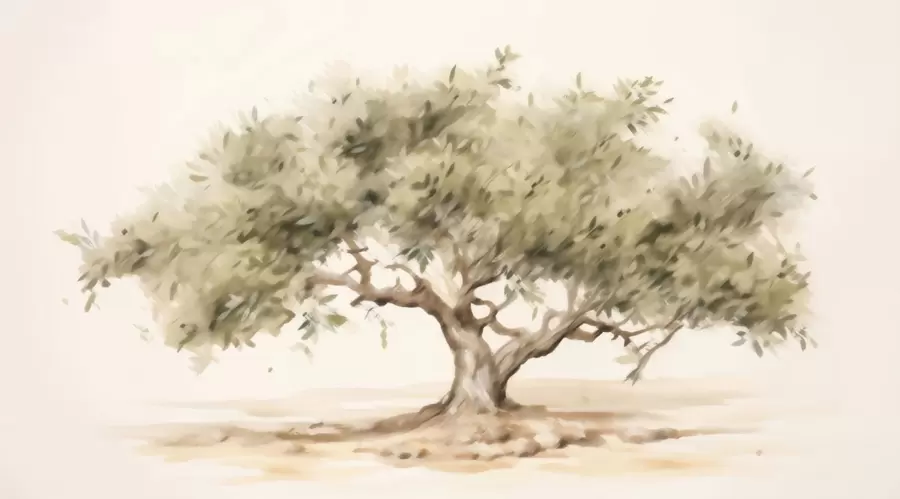 murales de pared Árbol w05439