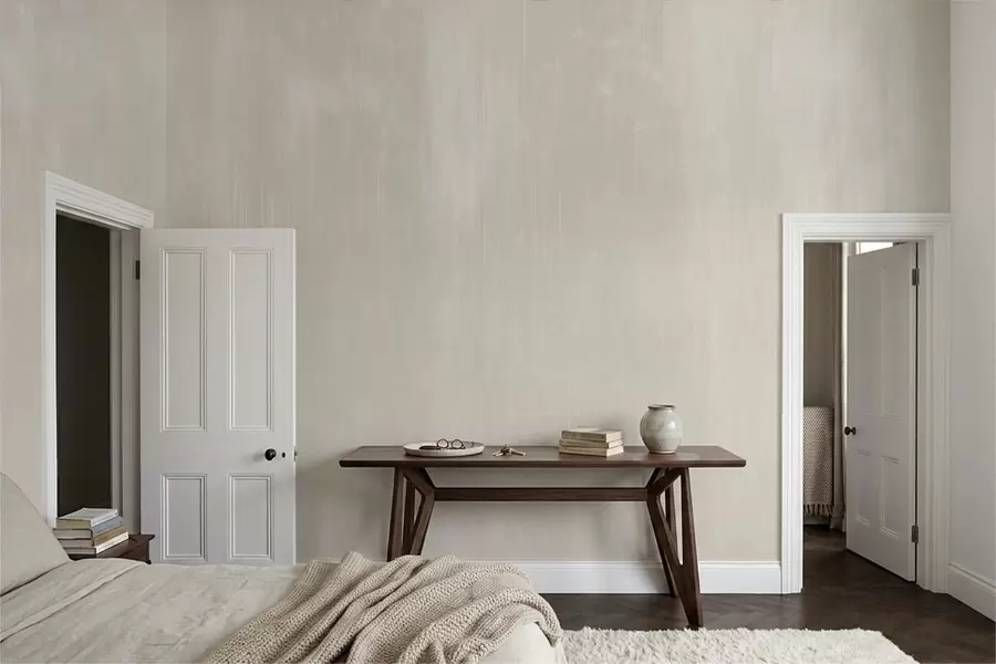 murales de pared Fondo beige claro con una sutil textura vertical w05121