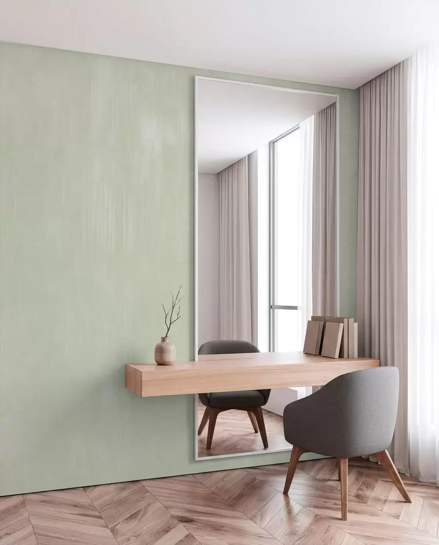 murales de pared Fondo verde pálido con una ligera textura vertical w05121v3