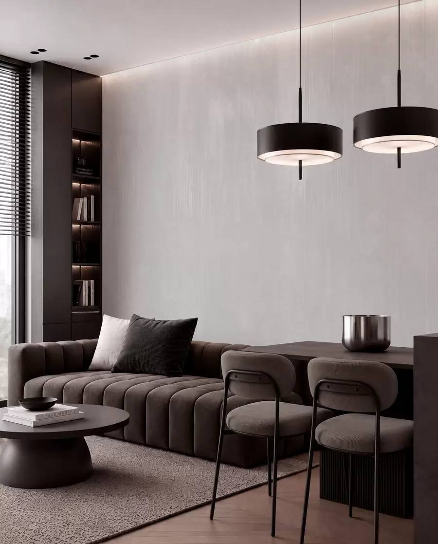 murales de pared Fondo gris claro con una textura vertical uniforme w05121v4