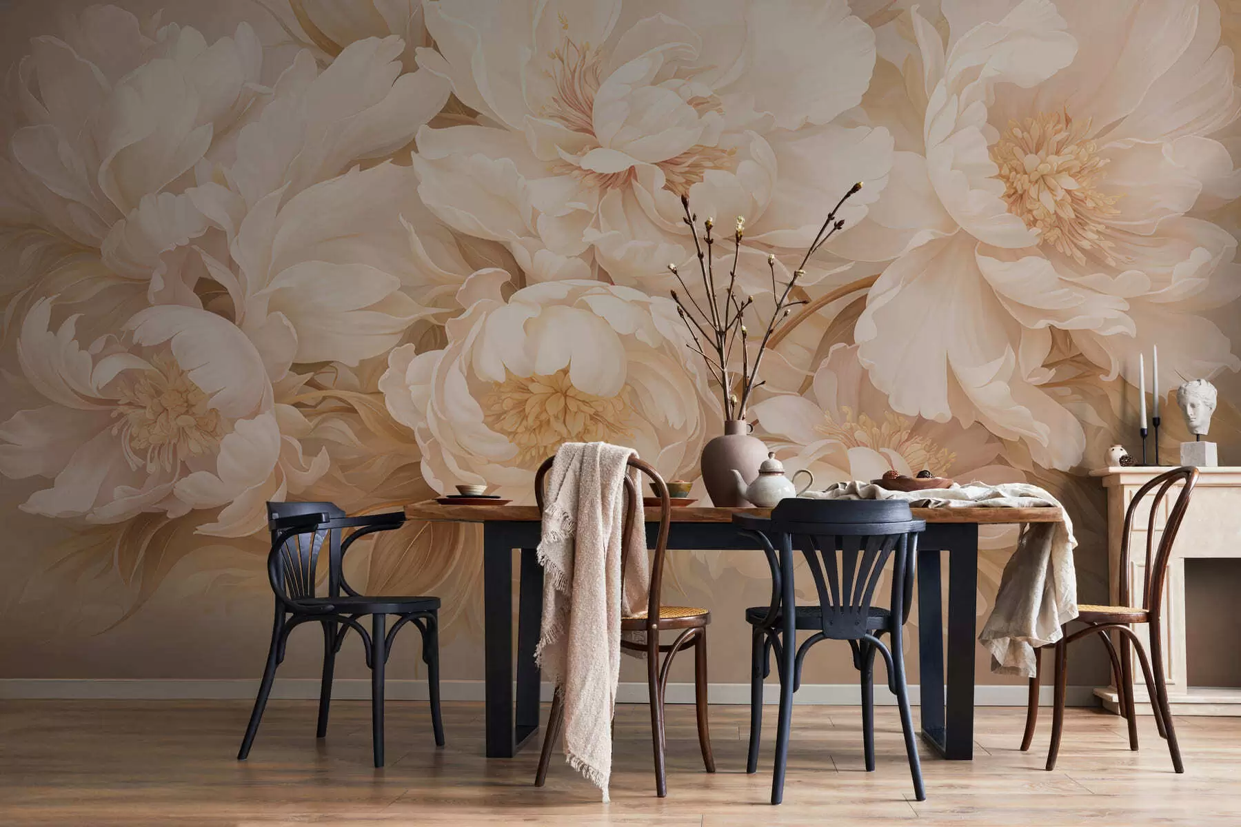 murales de pared Peonías de lujo w05497
