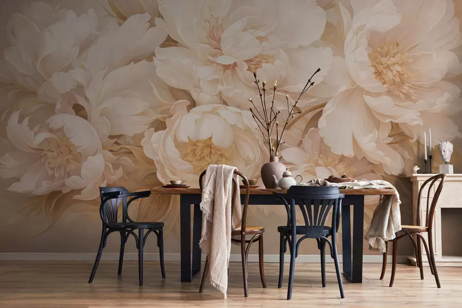 murales de pared Peonías de lujo w05497