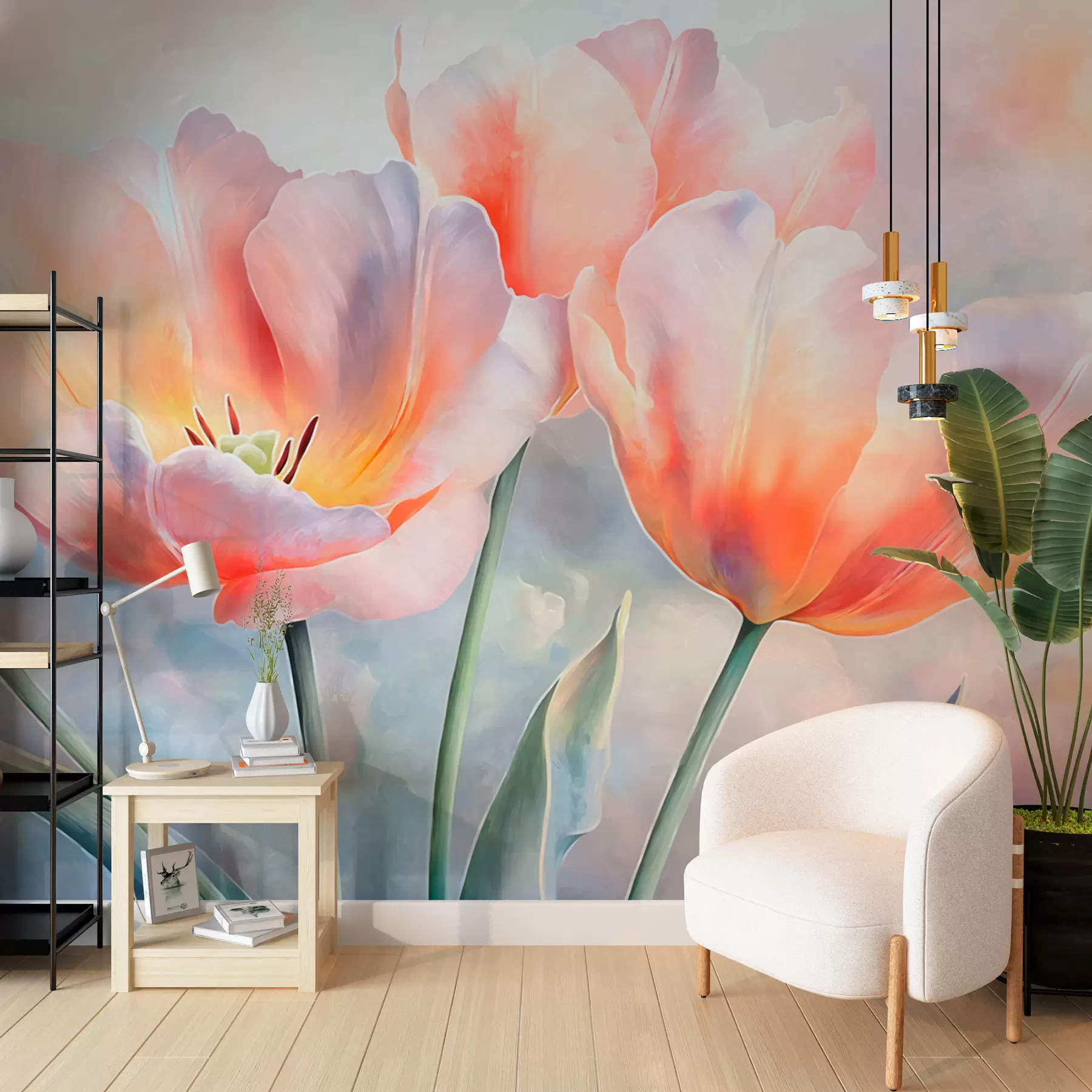 murales de pared Tulipanes w05467