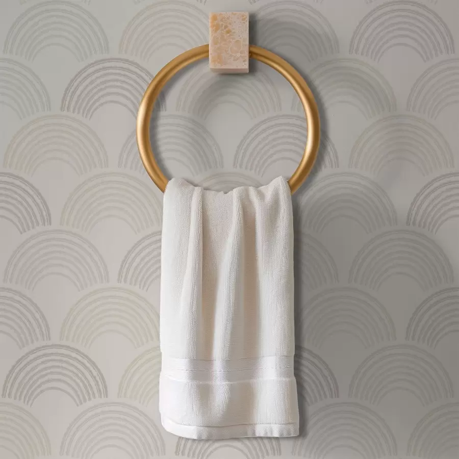 murales de pared Arcos claros y neutros en un patrón repetitivo a01164v3