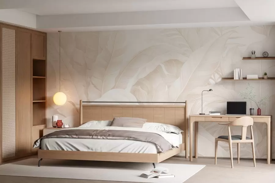 murales de pared Hojas tropicales vintage w05518