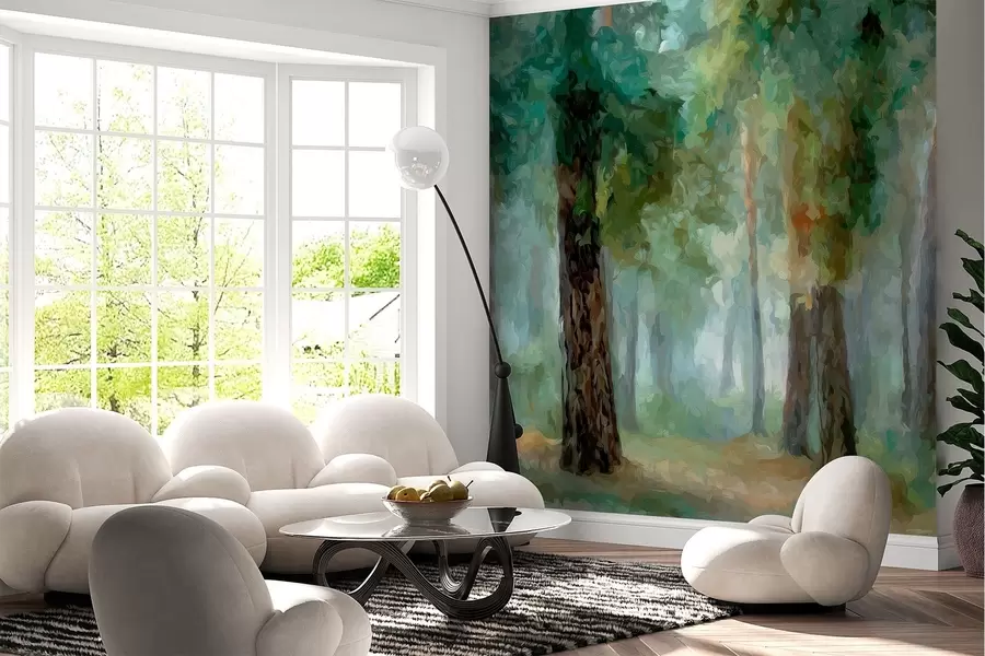 murales de pared Bosque caducifolio w05508