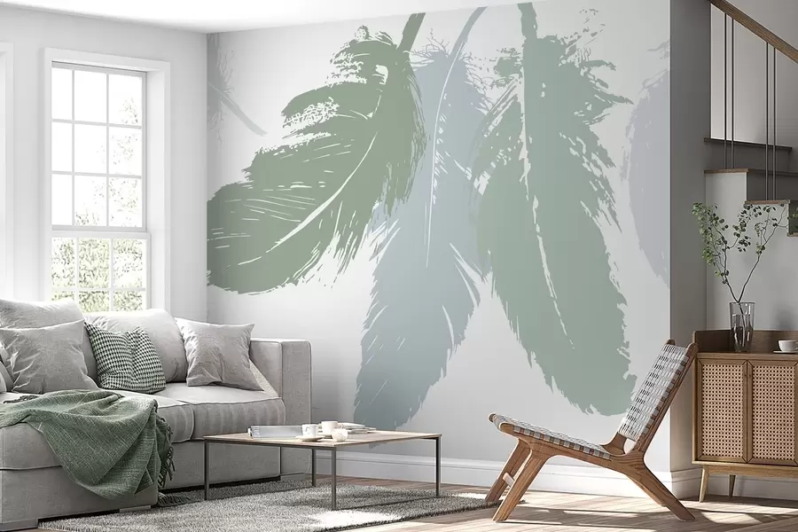 murales de pared Plumas w05549v1