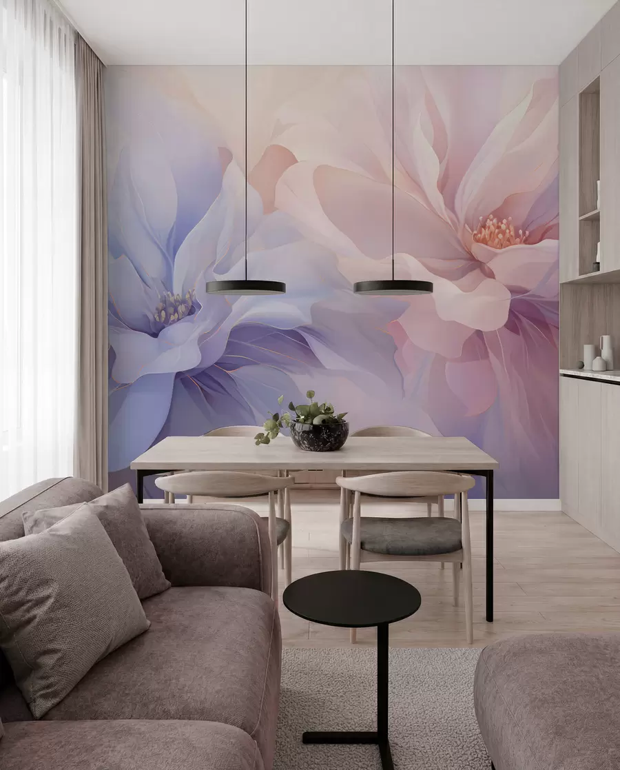 murales de pared Pétalos etéreos w05580