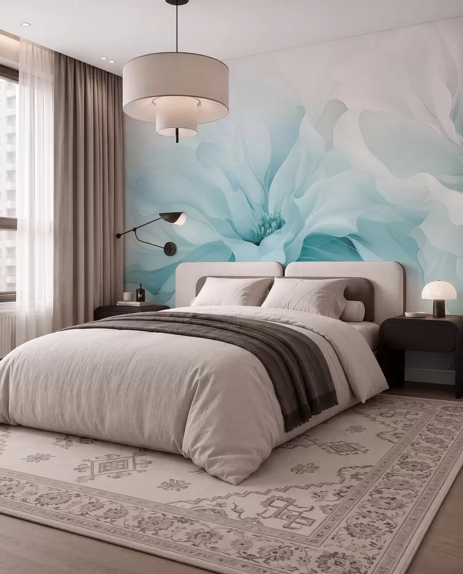 murales de pared Pétalos etéreos w05580v2