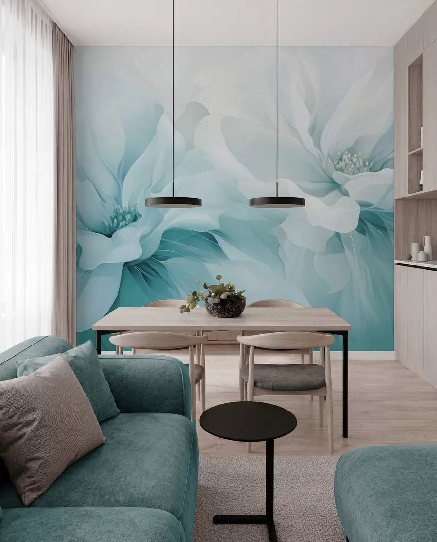 murales de pared Pétalos etéreos w05580v2