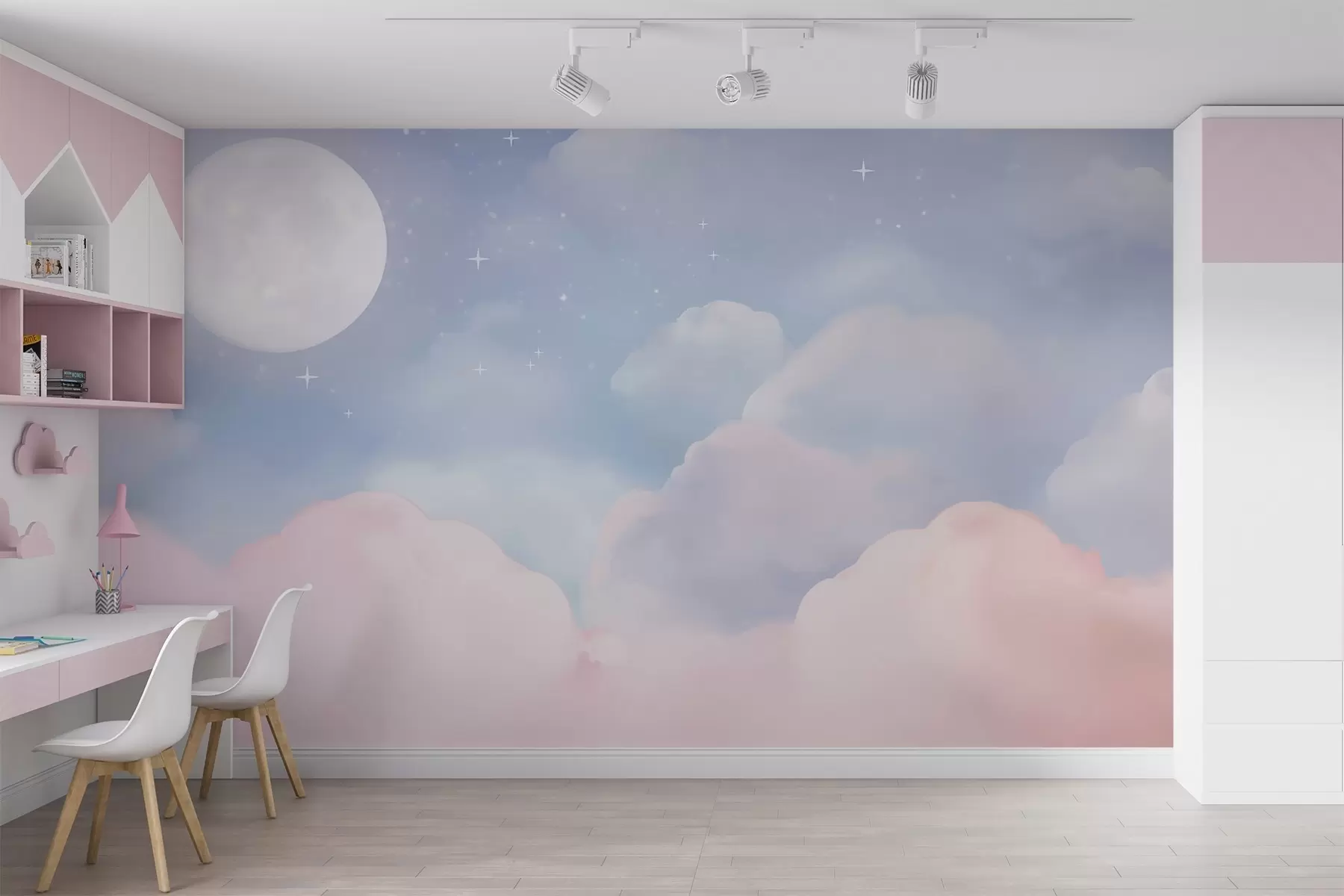 murales de pared La luna en el cielo w05595