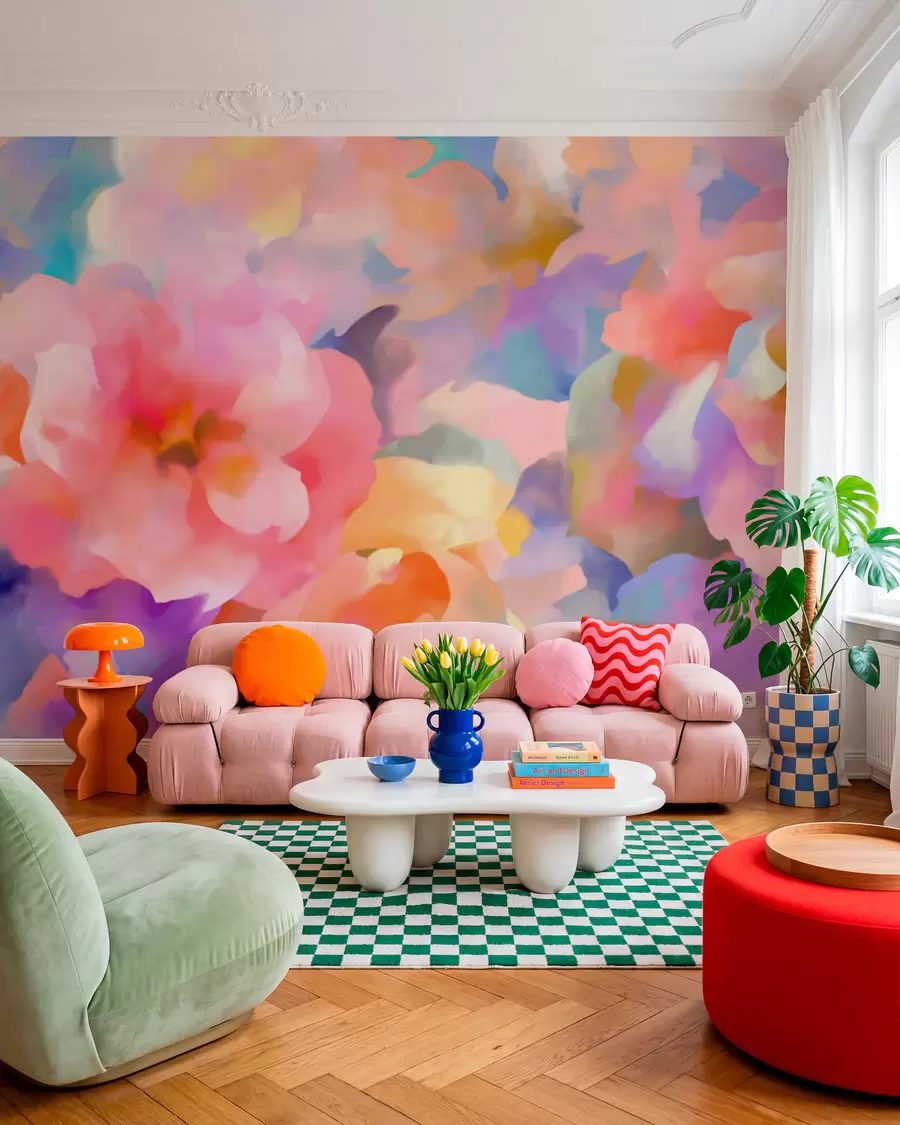 murales de pared Flores w05652