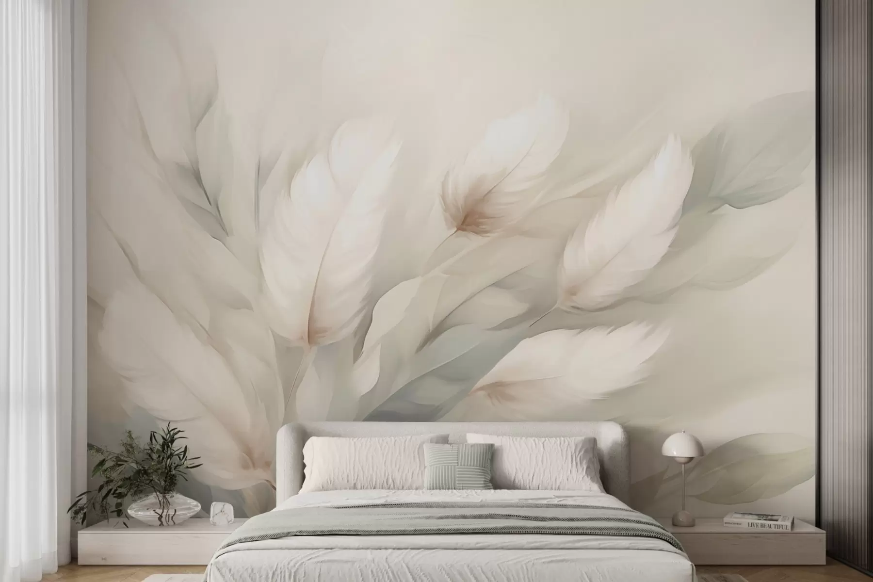 murales de pared Plumas abstractas w05662
