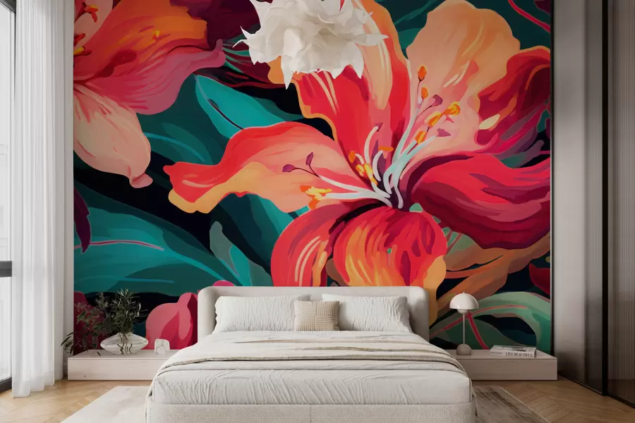 murales de pared Lirios w05675