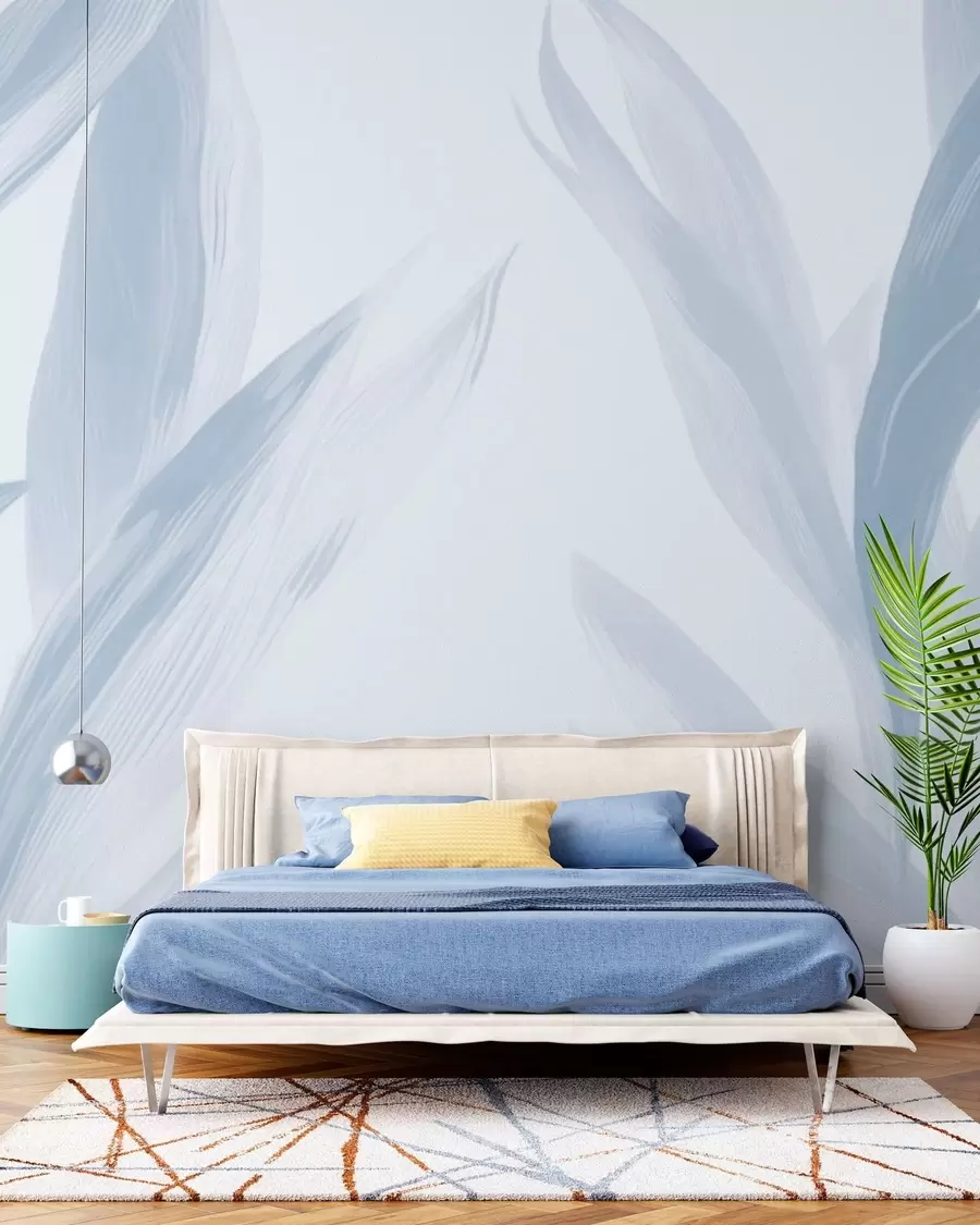 murales de pared Hojas puntiagudas w05680v1