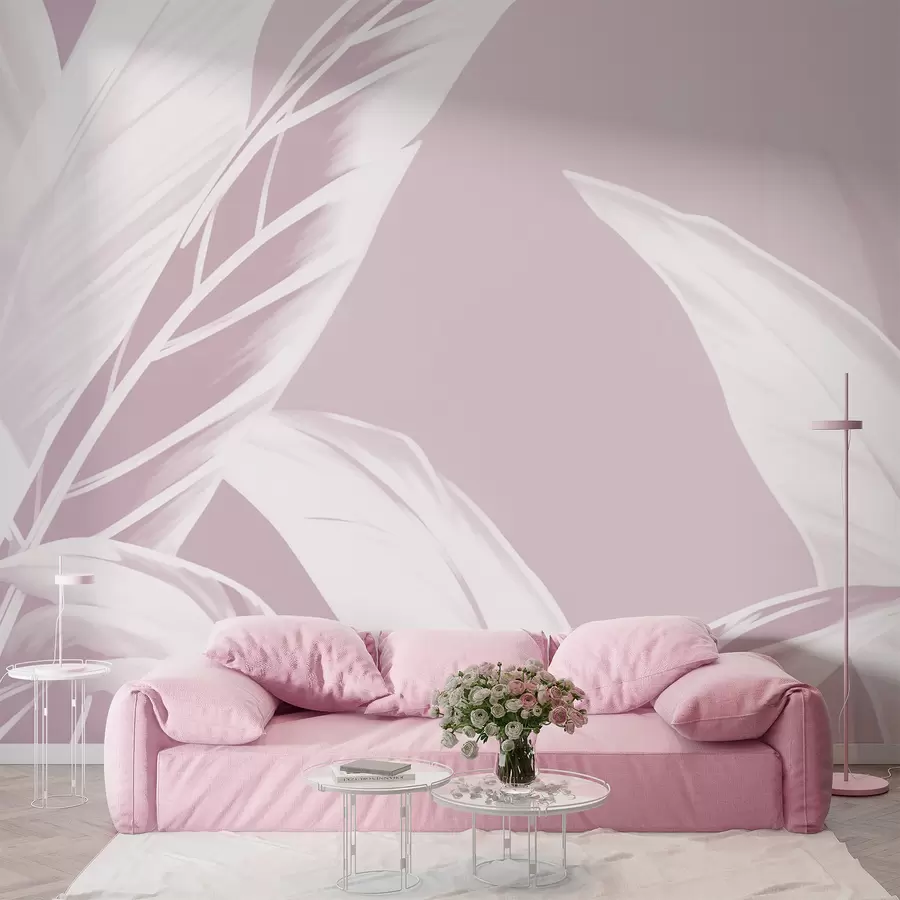 murales de pared Hojas largas de plátano w05681v3