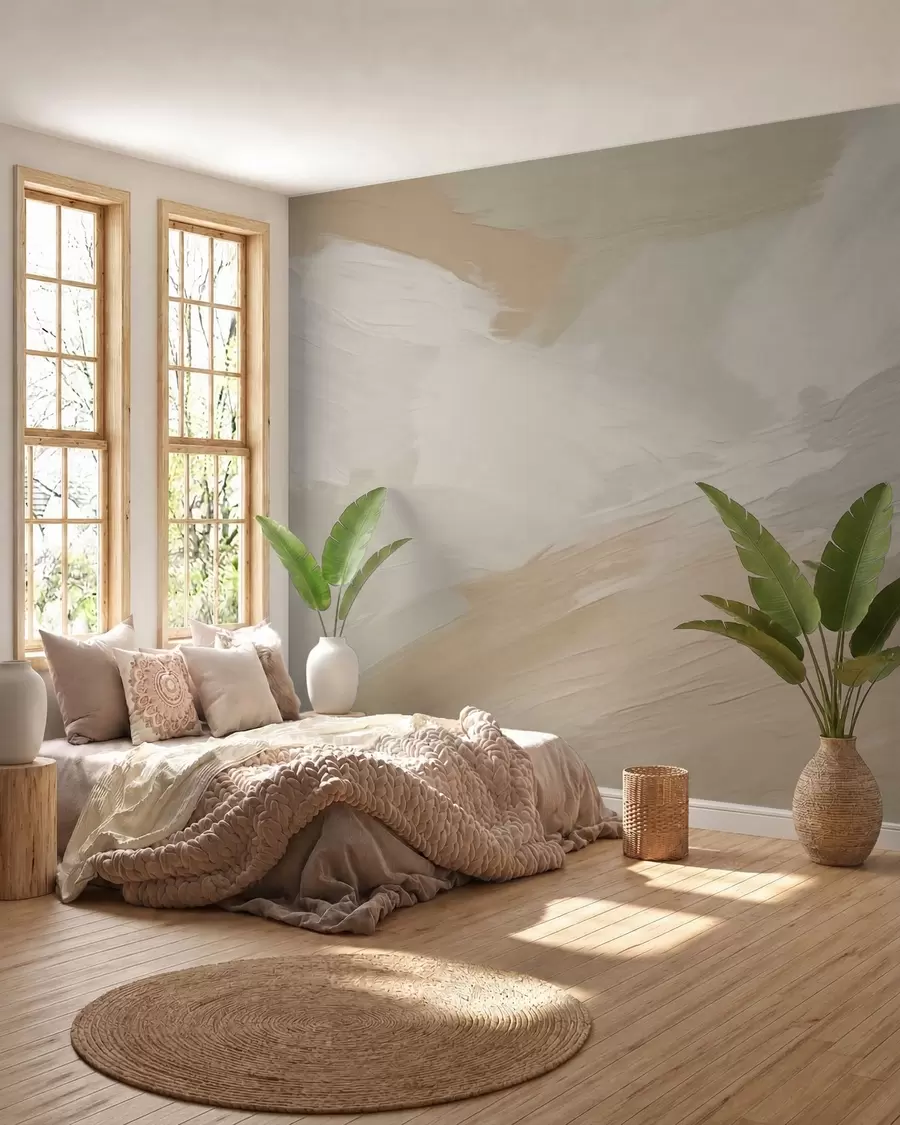 murales de pared Textura artesanal w05558