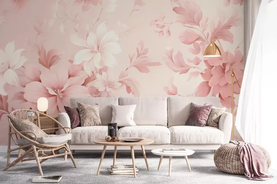 murales de pared Flores clásicas w05437