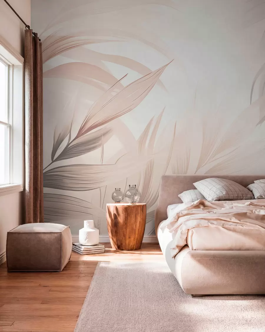 murales de pared Hojas puntiagudas w05742