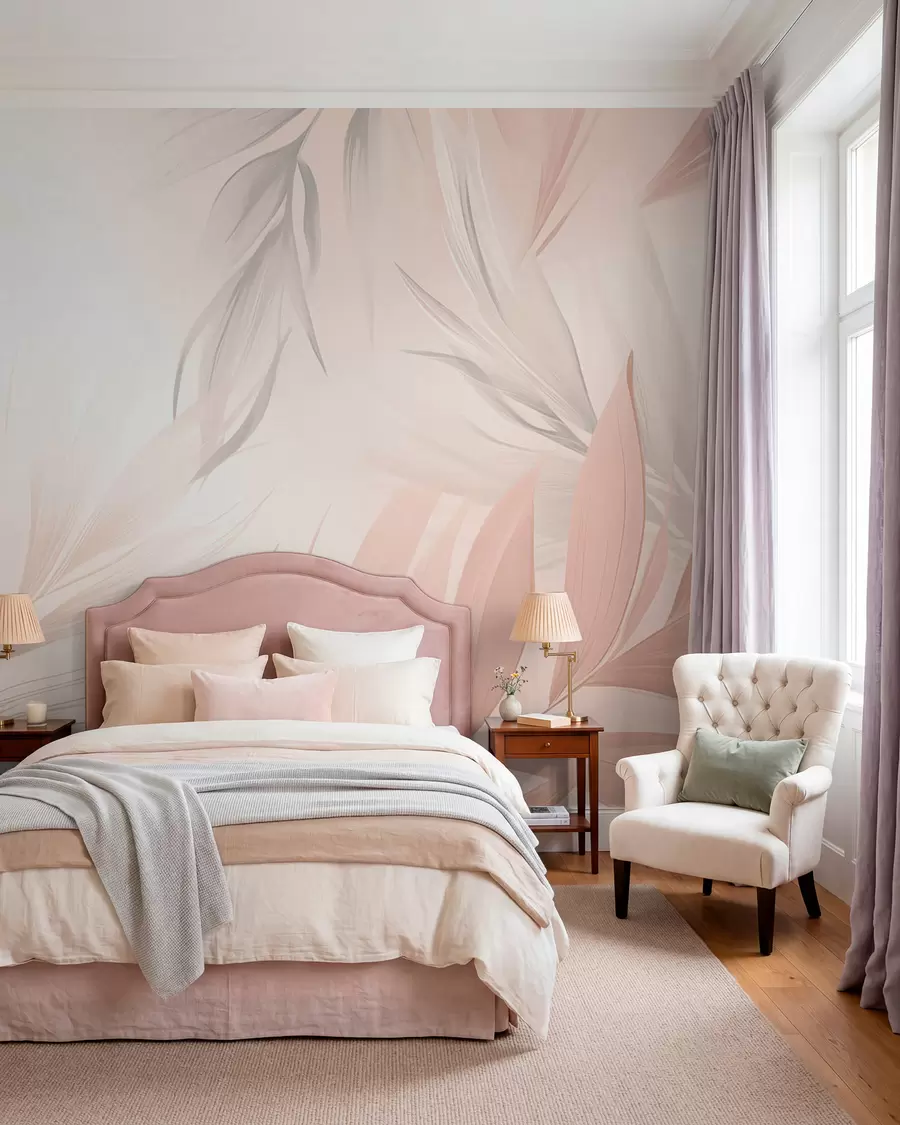 murales de pared Hojas puntiagudas w05742