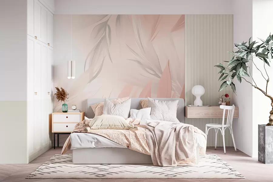 murales de pared Hojas puntiagudas w05742