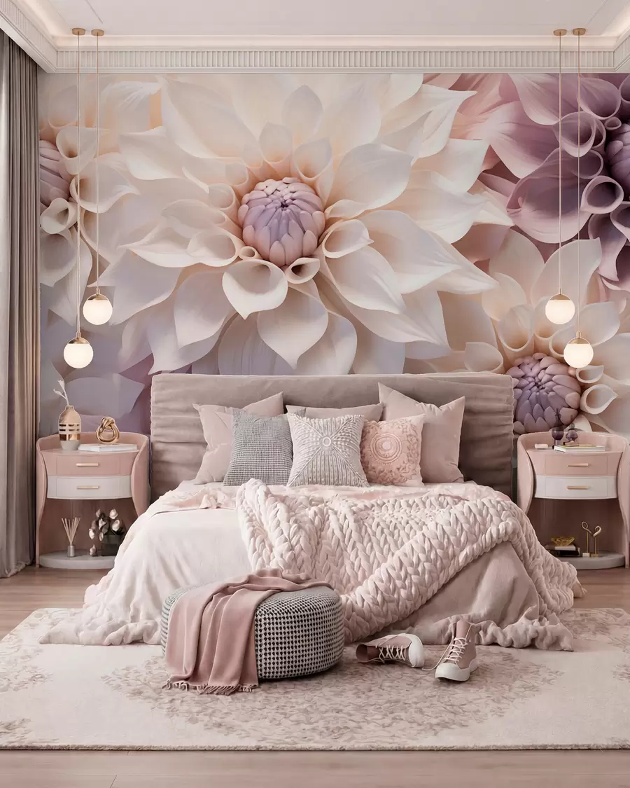 murales de pared Flores clásicas w05774