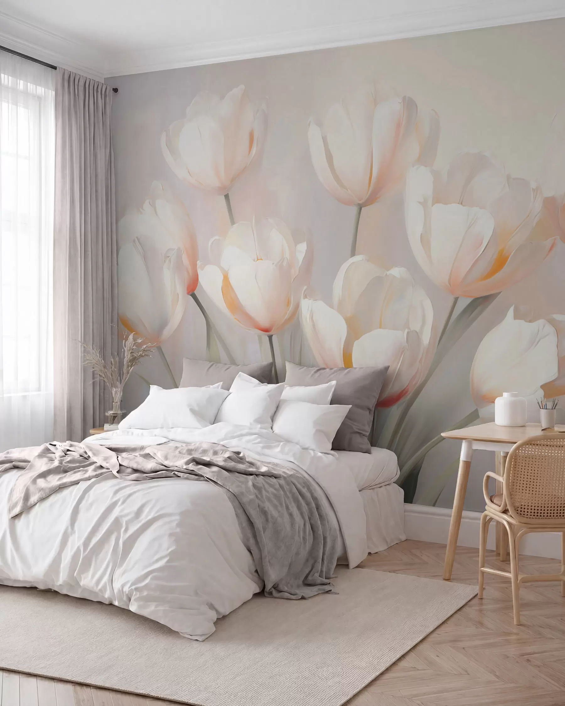 murales de pared Tulipanes w05663