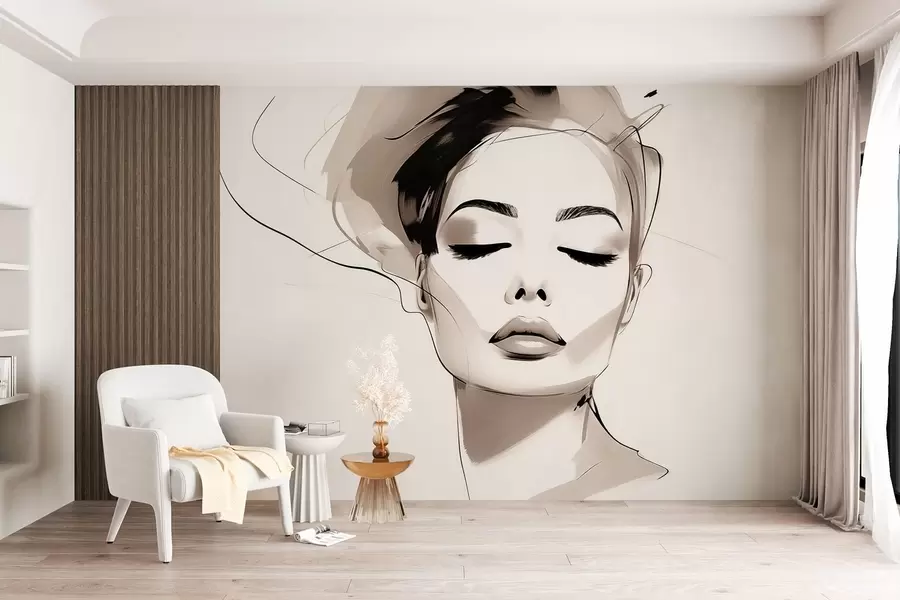 murales de pared Conjuntos para niñas w09967