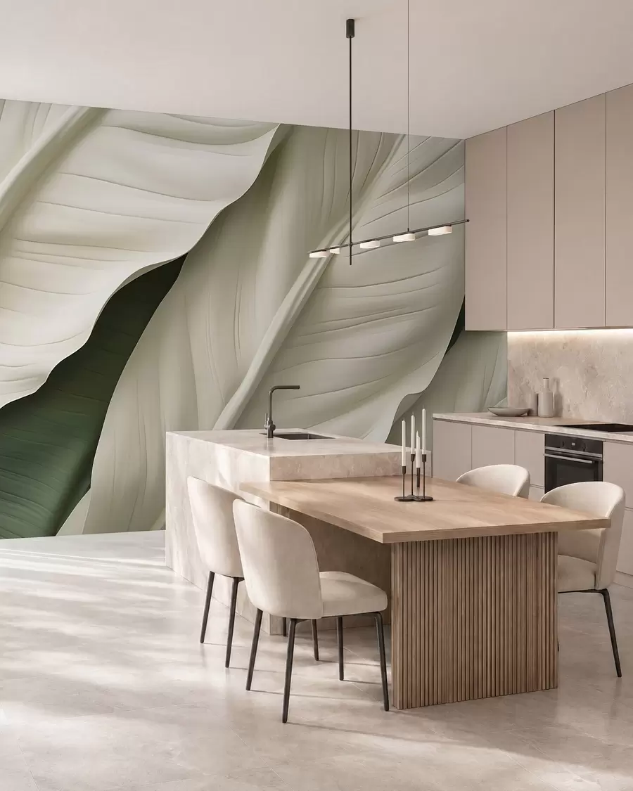 murales de pared Hojas w05786