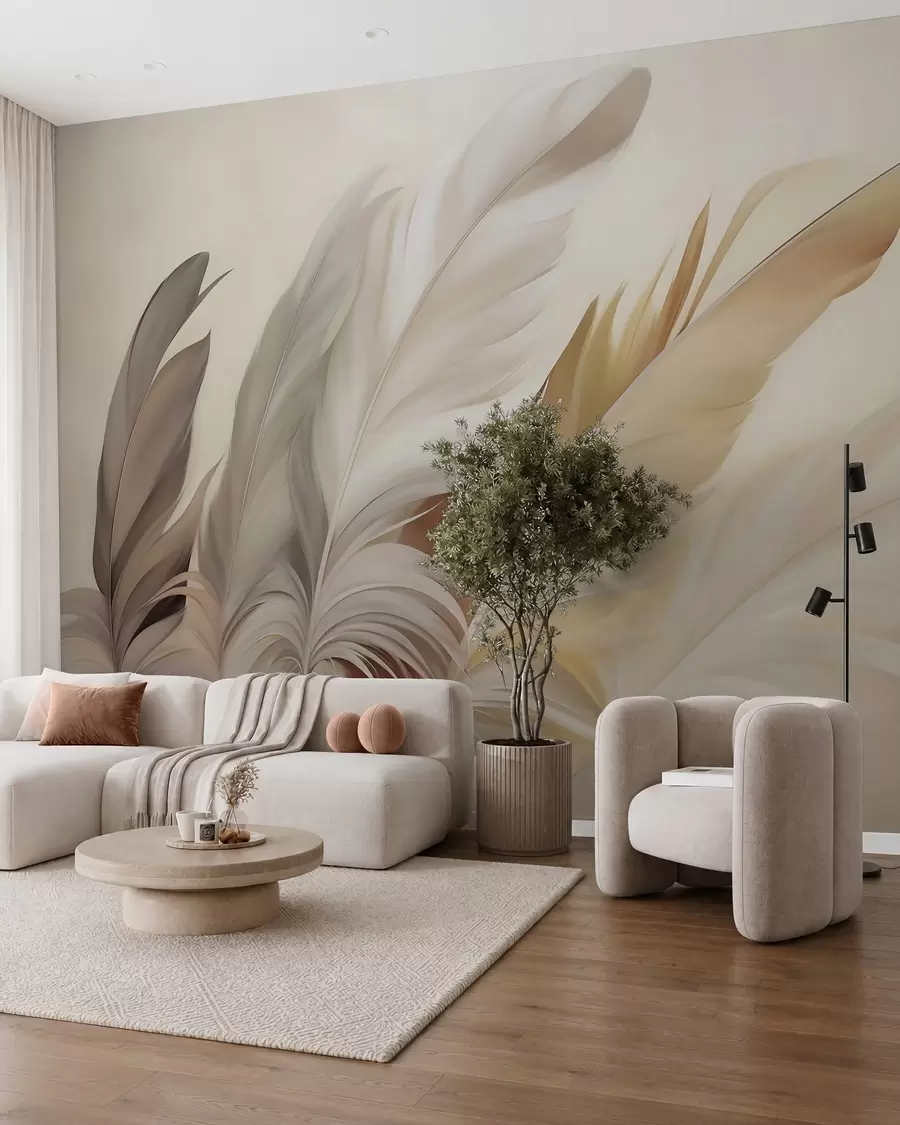 murales de pared Plumas abstractas w05789