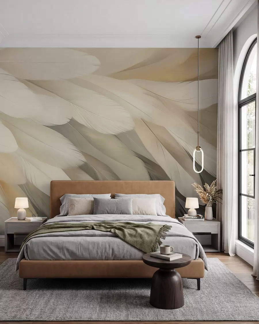murales de pared Plumas w05791