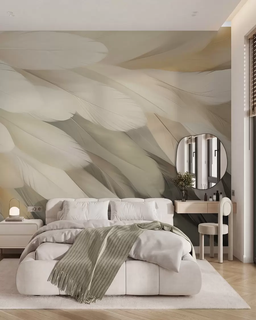 murales de pared Plumas w05791