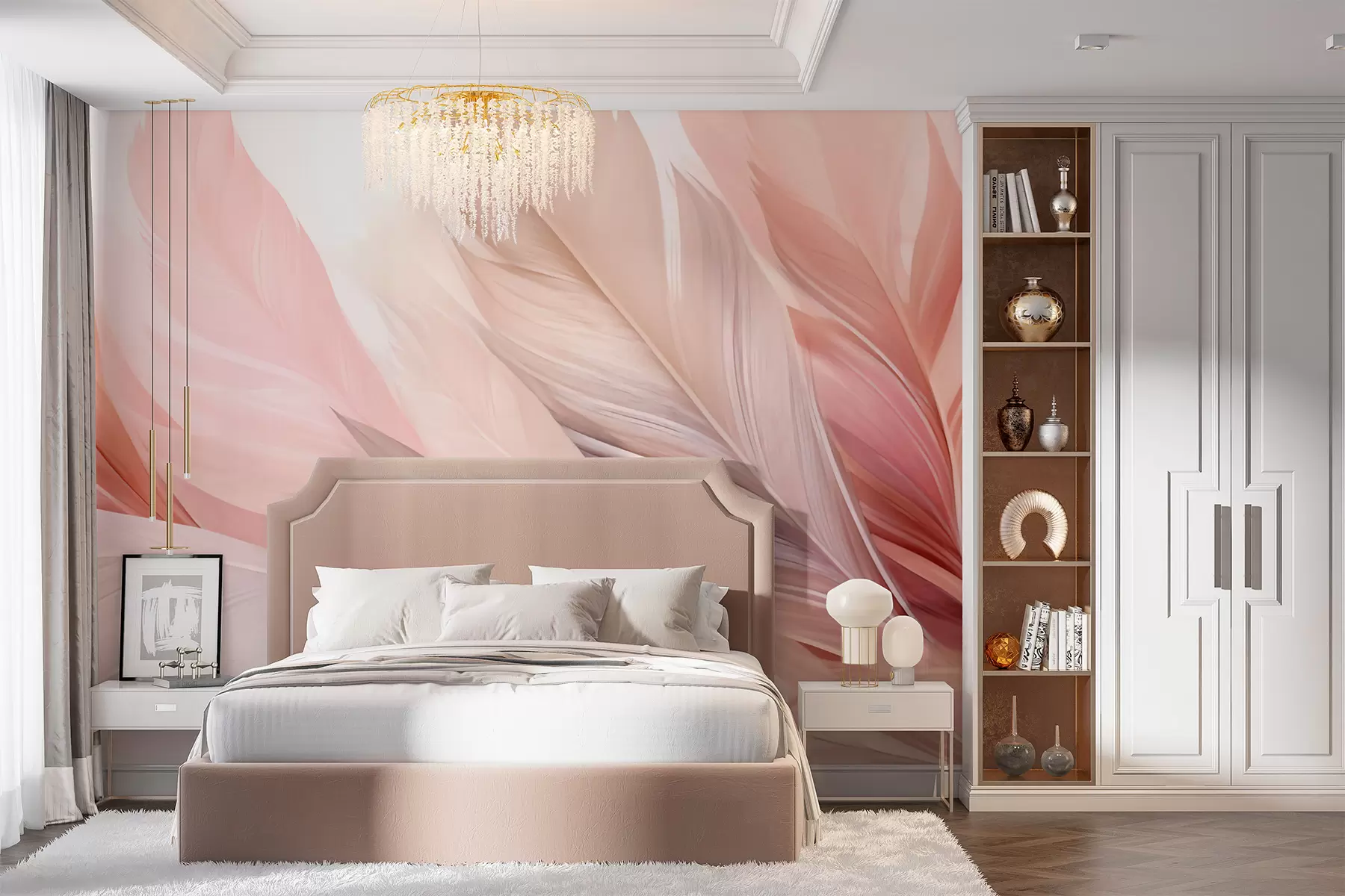 murales de pared Plumas w05793