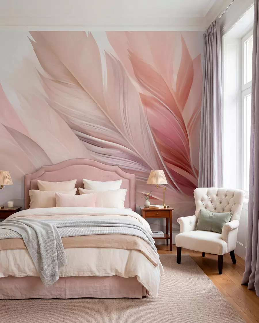 murales de pared Plumas w05793