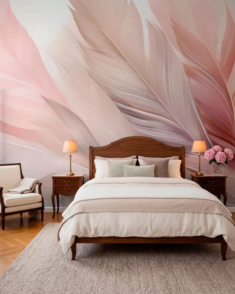 murales de pared Plumas w05793