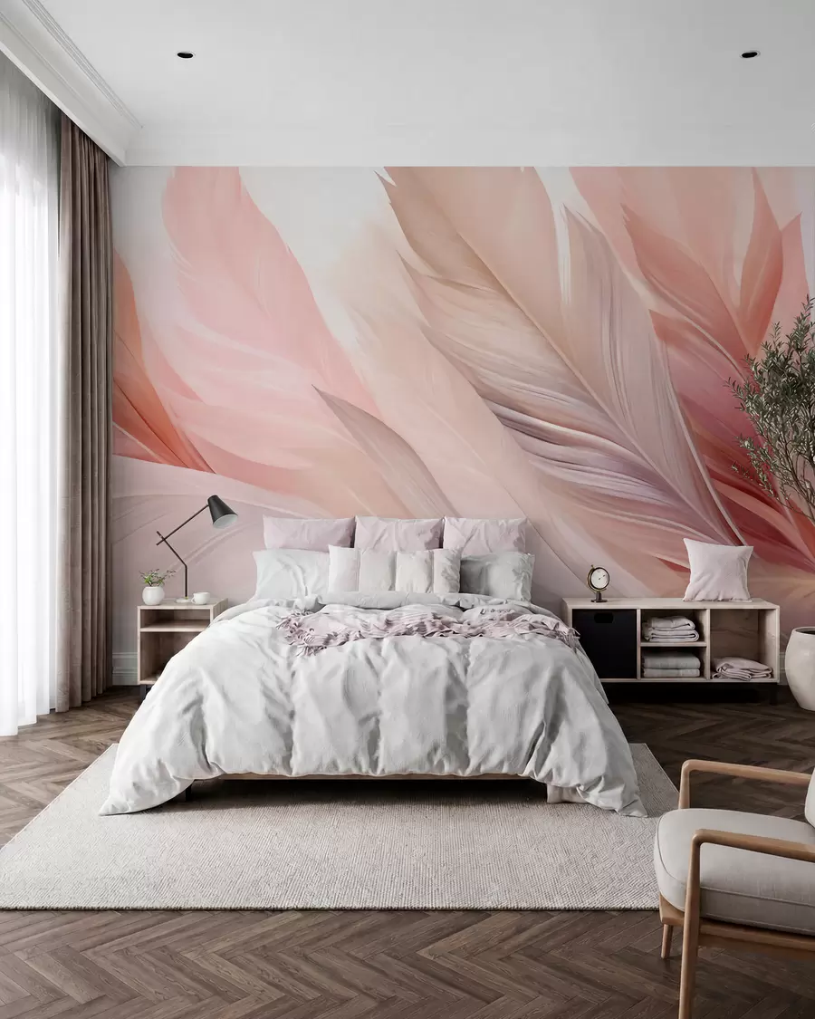 murales de pared Plumas w05793