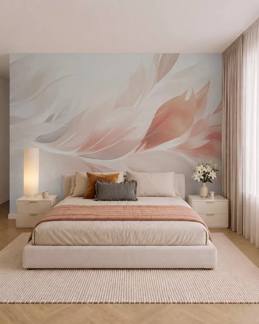 murales de pared Plumas w05763