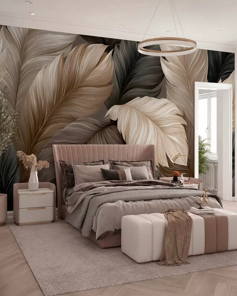 murales de pared Plumas w05767