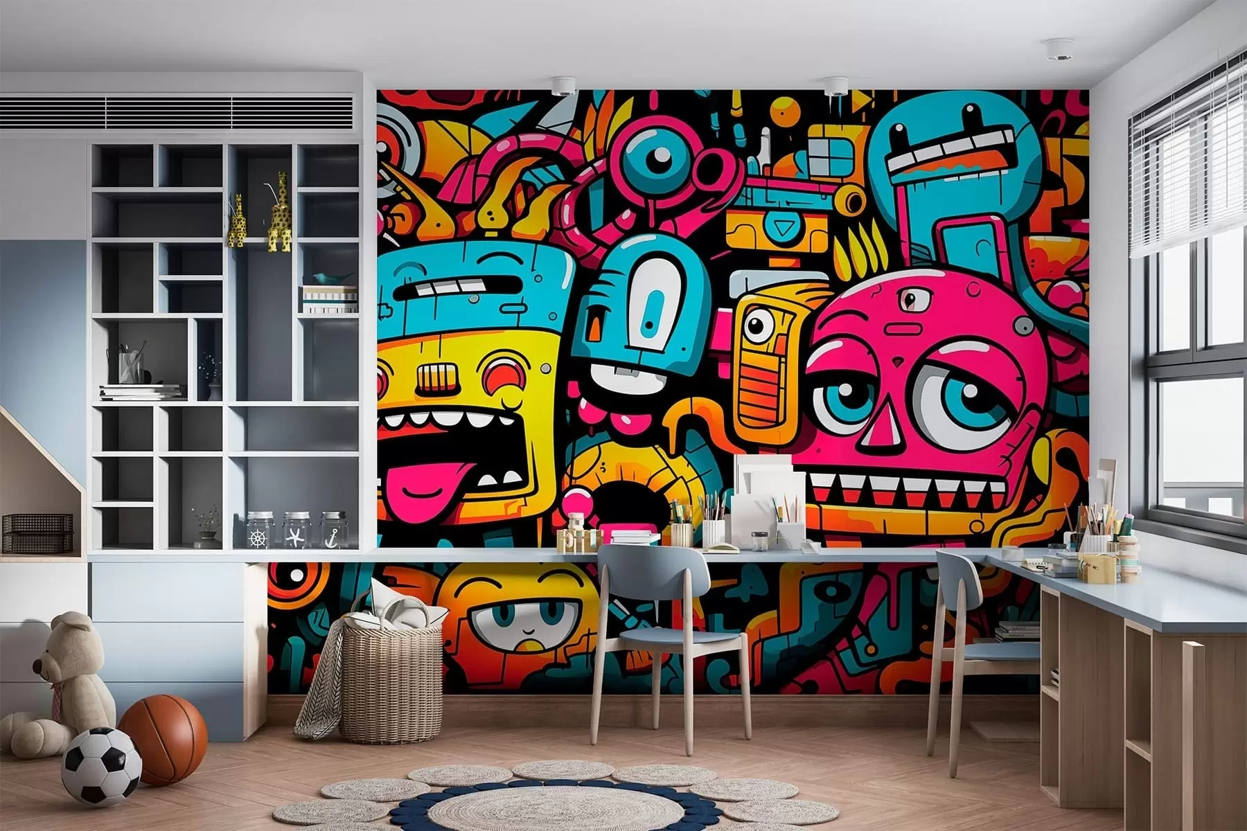 murales de pared Grafiti pop w05762