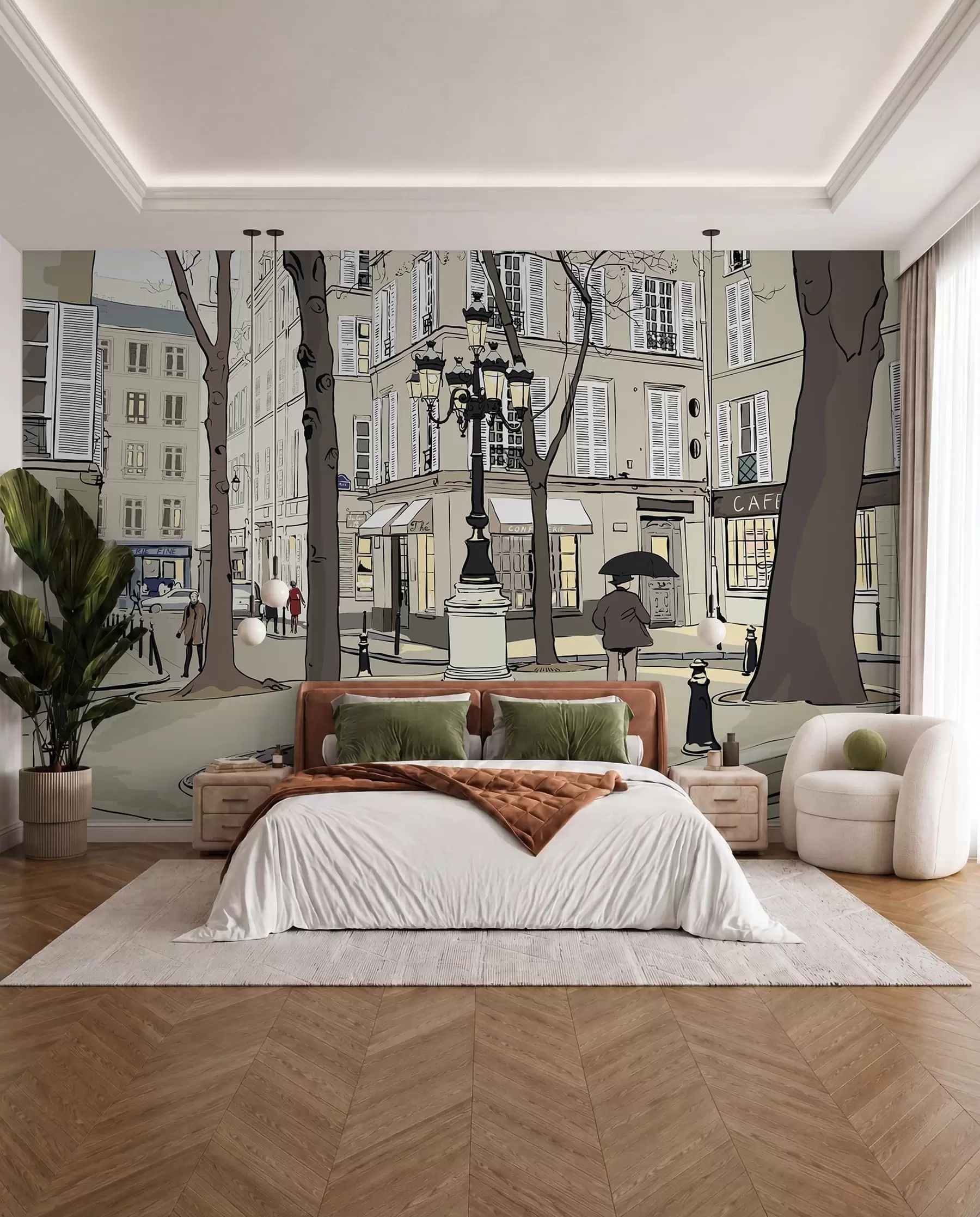 murales de pared Edificio, ventana e infraestructura u55549