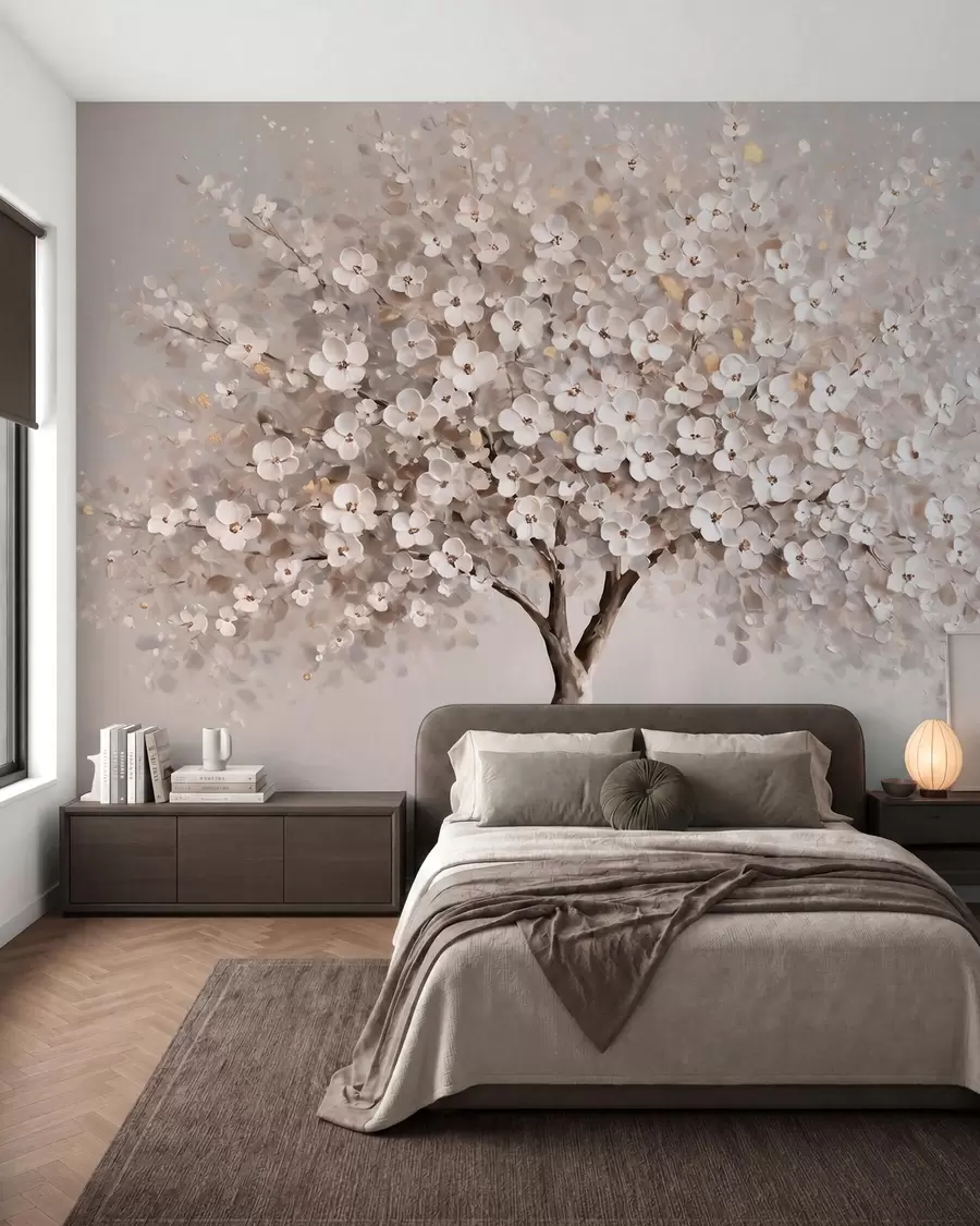 murales de pared Bóveda de flores w10050