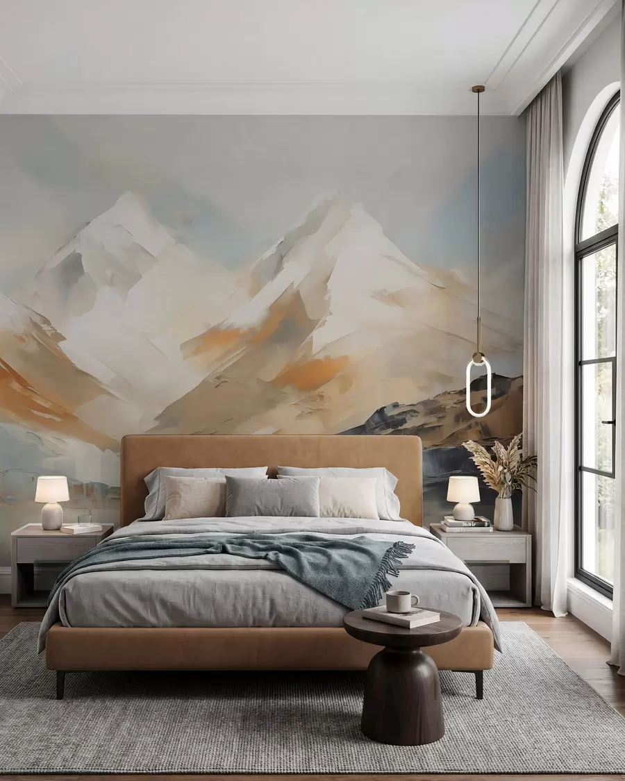 murales de pared Montañas, pintura de imitación w05904