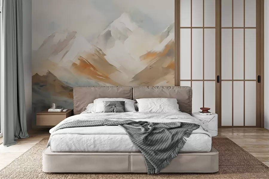 murales de pared Montañas, pintura de imitación w05904