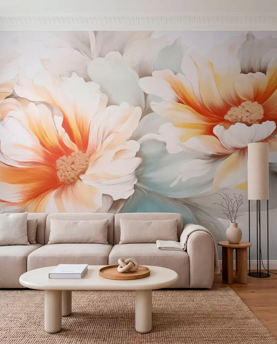 murales de pared Flores de fantasía w05941