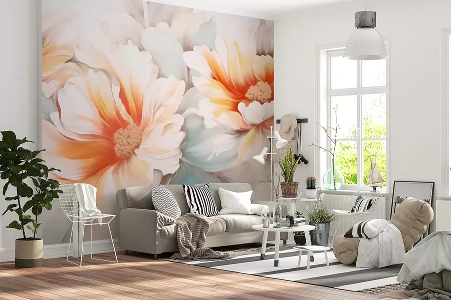 murales de pared Flores de fantasía w05941