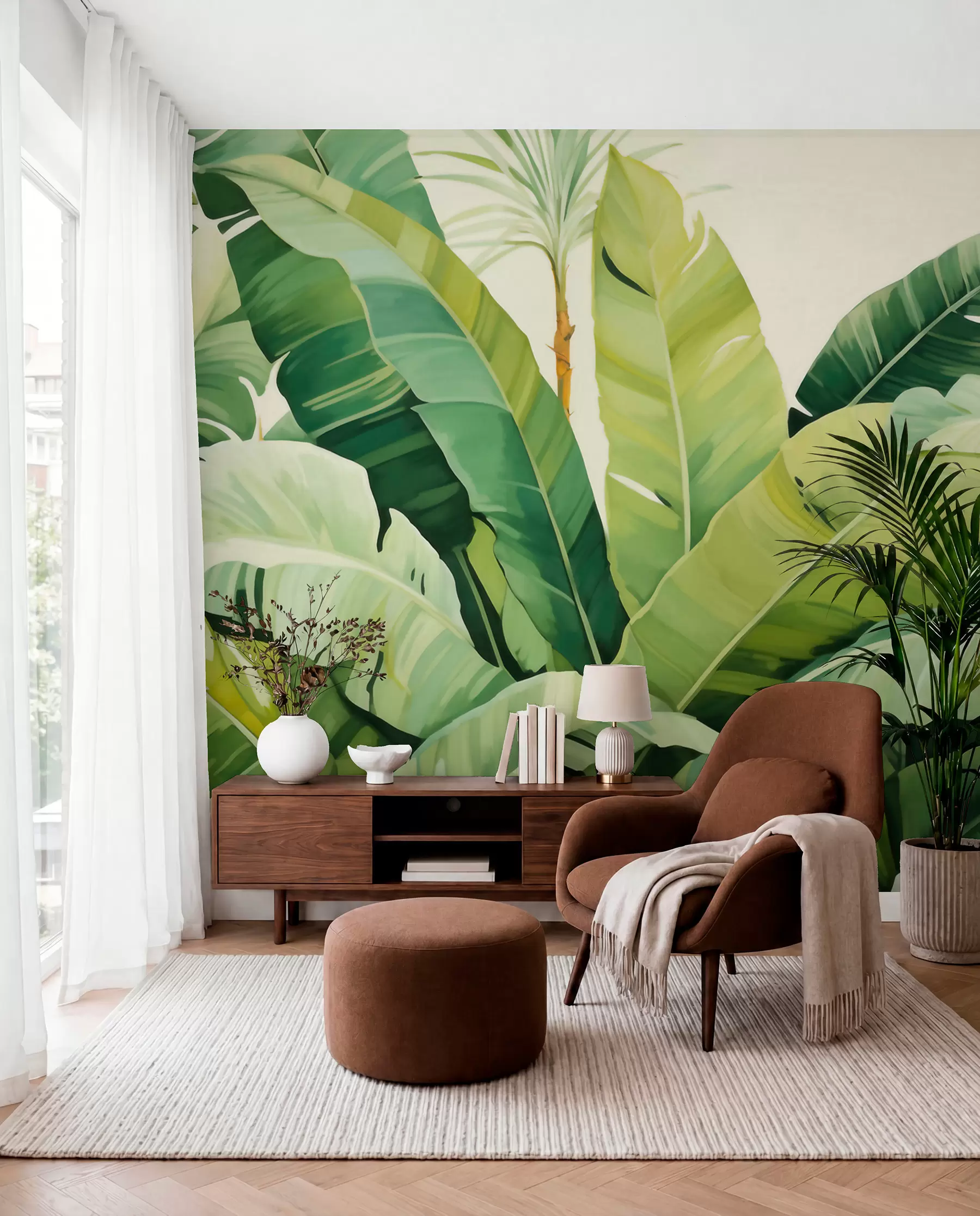 murales de pared Despertar entre el verde w05975