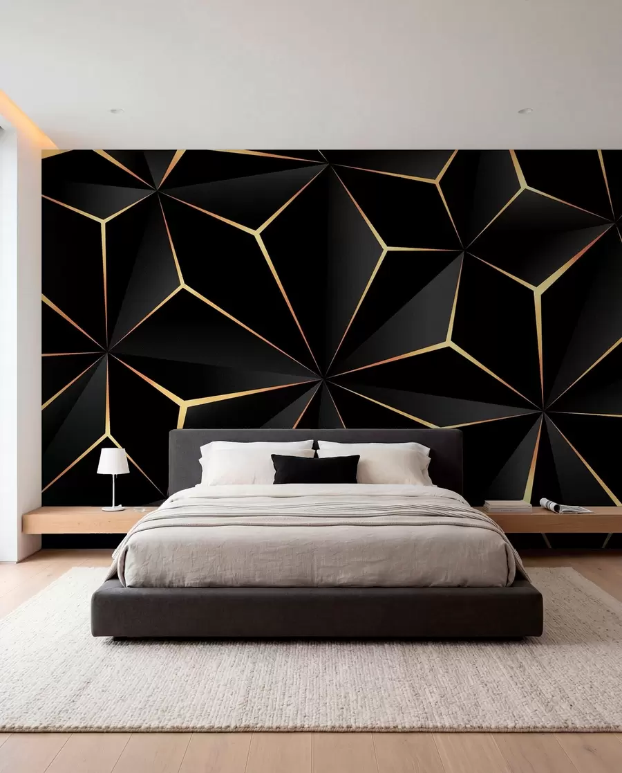 murales de pared Triángulo negro u72104