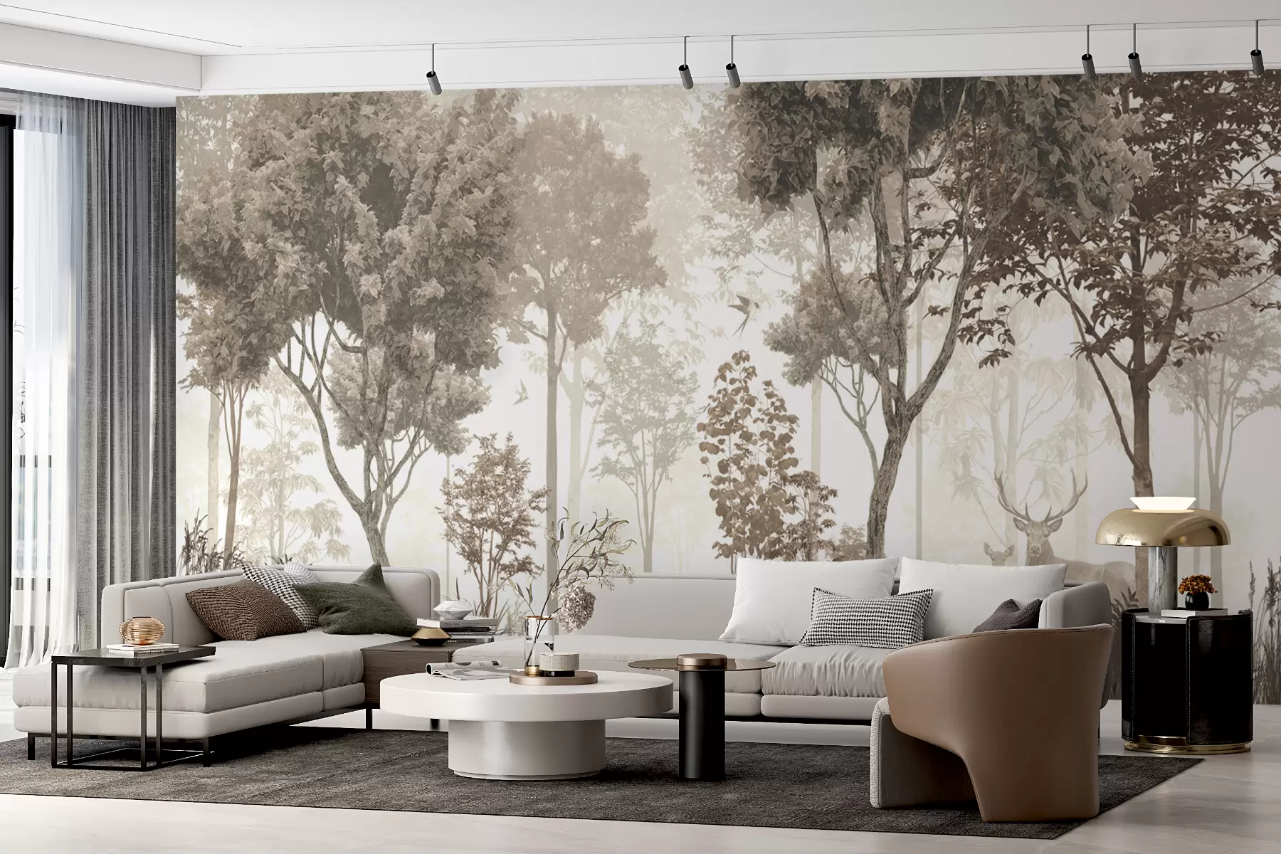 murales de pared Bosque mágico u72134