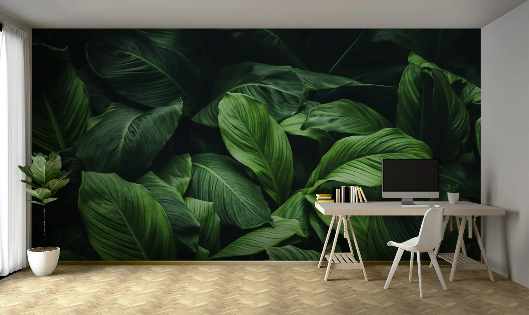 murales de pared Hojas u72356