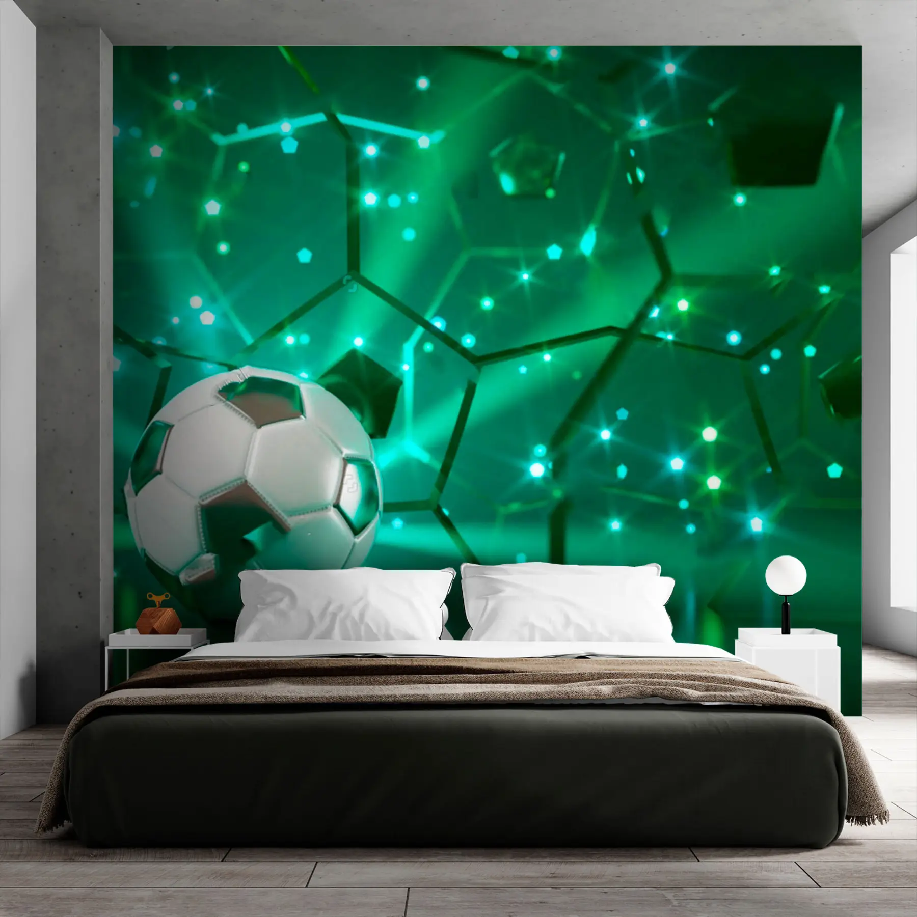 murales de pared Pelota sobre un hermoso fondo u72787